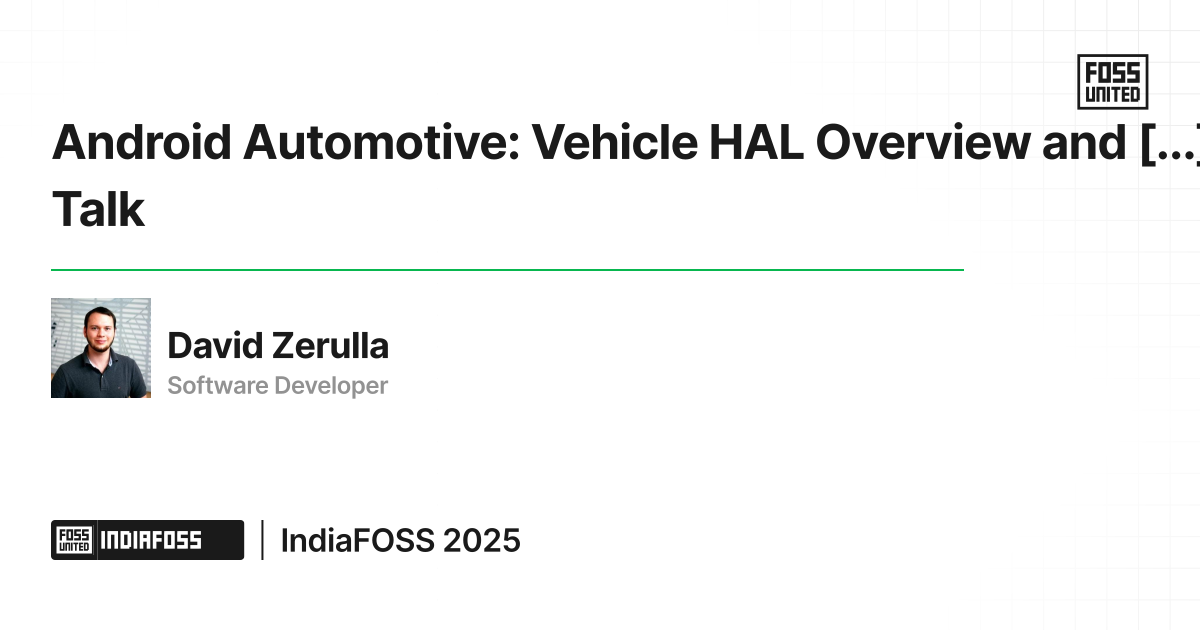 Android Automotive: Vehicle HAL Overview and Inner Workings