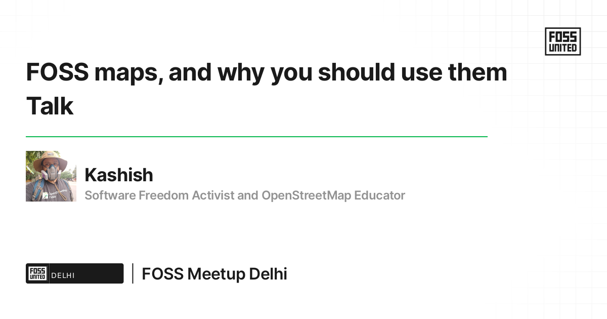 Foss Home Rename FOSS maps, and why you should use them